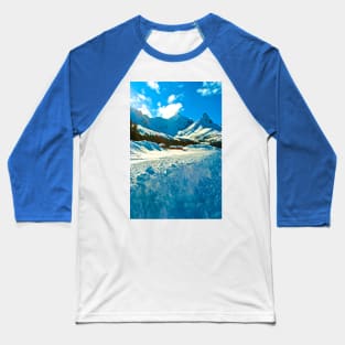 Canadian Rocky Mountains Icefields Parkway Canada Baseball T-Shirt